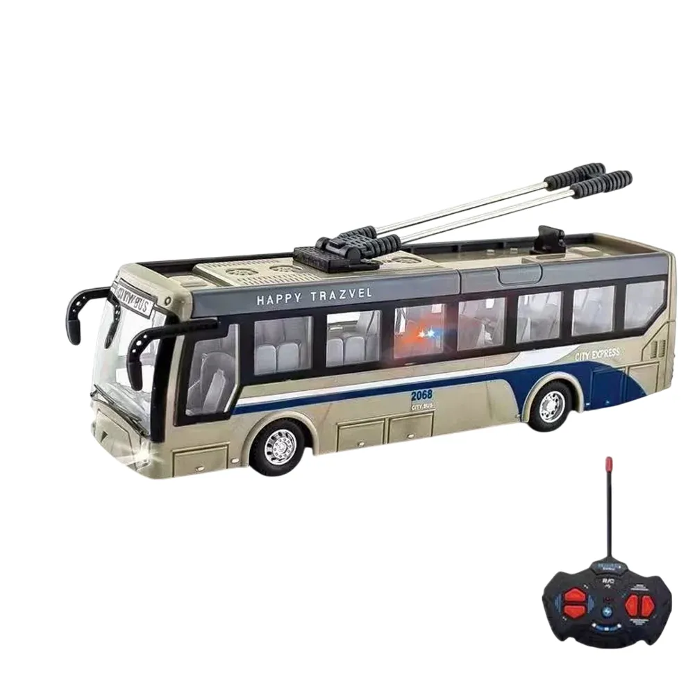 Kids' Rechargeable RC Bus Toys