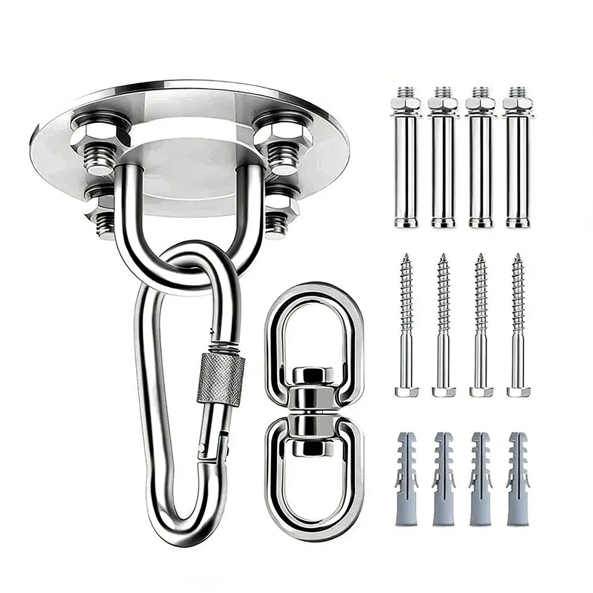 Swing Hanger Hammock Chair Ceiling Hook Wall Mounting Bracket Hardware Set