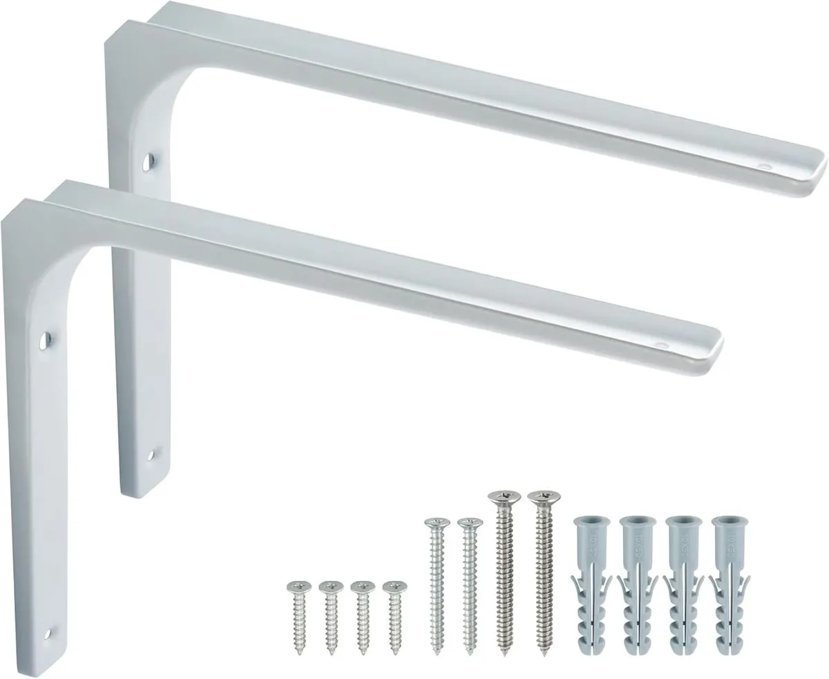 Retoolery Heavy-Duty L-Shape Shelving Brackets