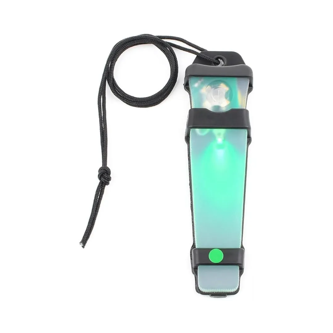 Tactical LED Helmet Marker Light & Survival Strobe for Outdoors - Green
