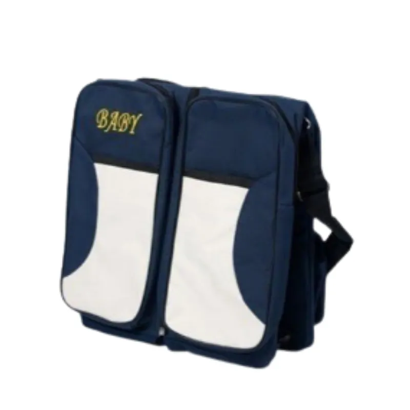 3 in 1 Portable Bassinet Diaper Change Station Bag - Blue