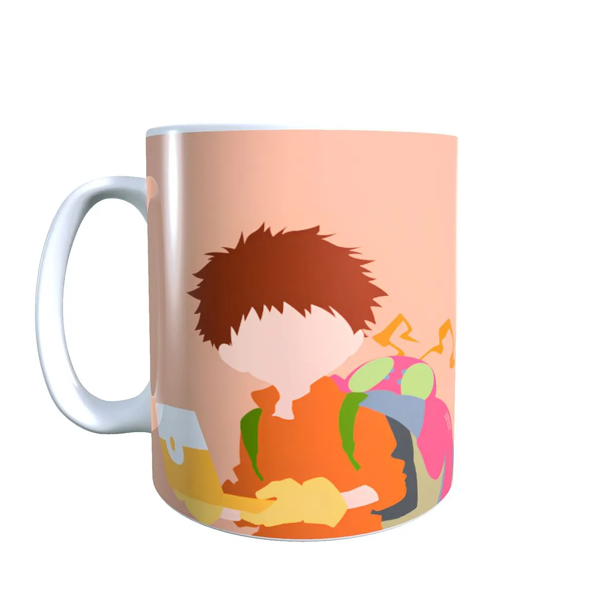 Izzy & Tentomon Minimal - Digimon Themed Coffee Mug