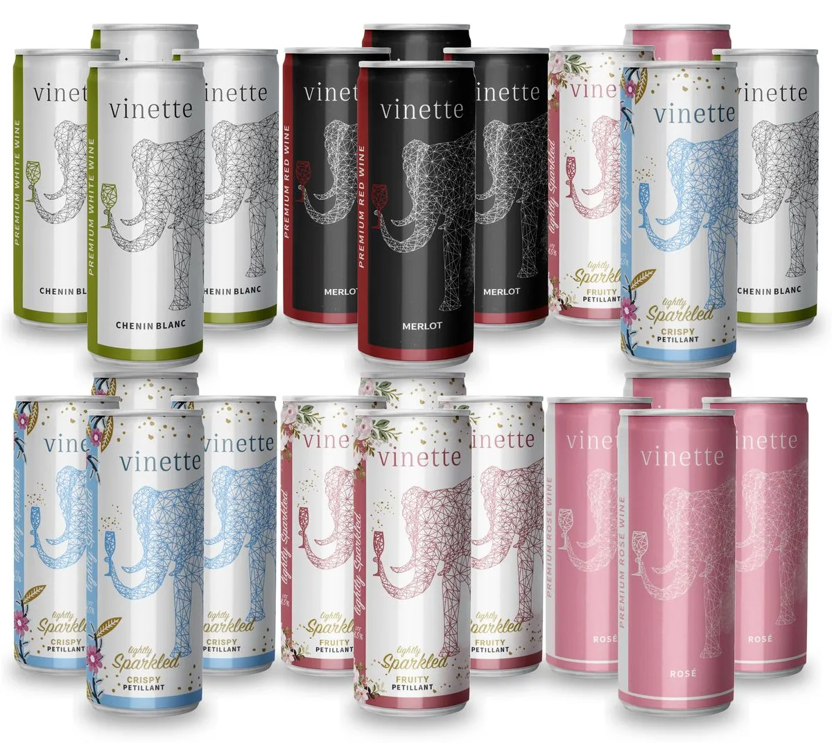 Vinette Wines Mixed Case - 24 x 250ml