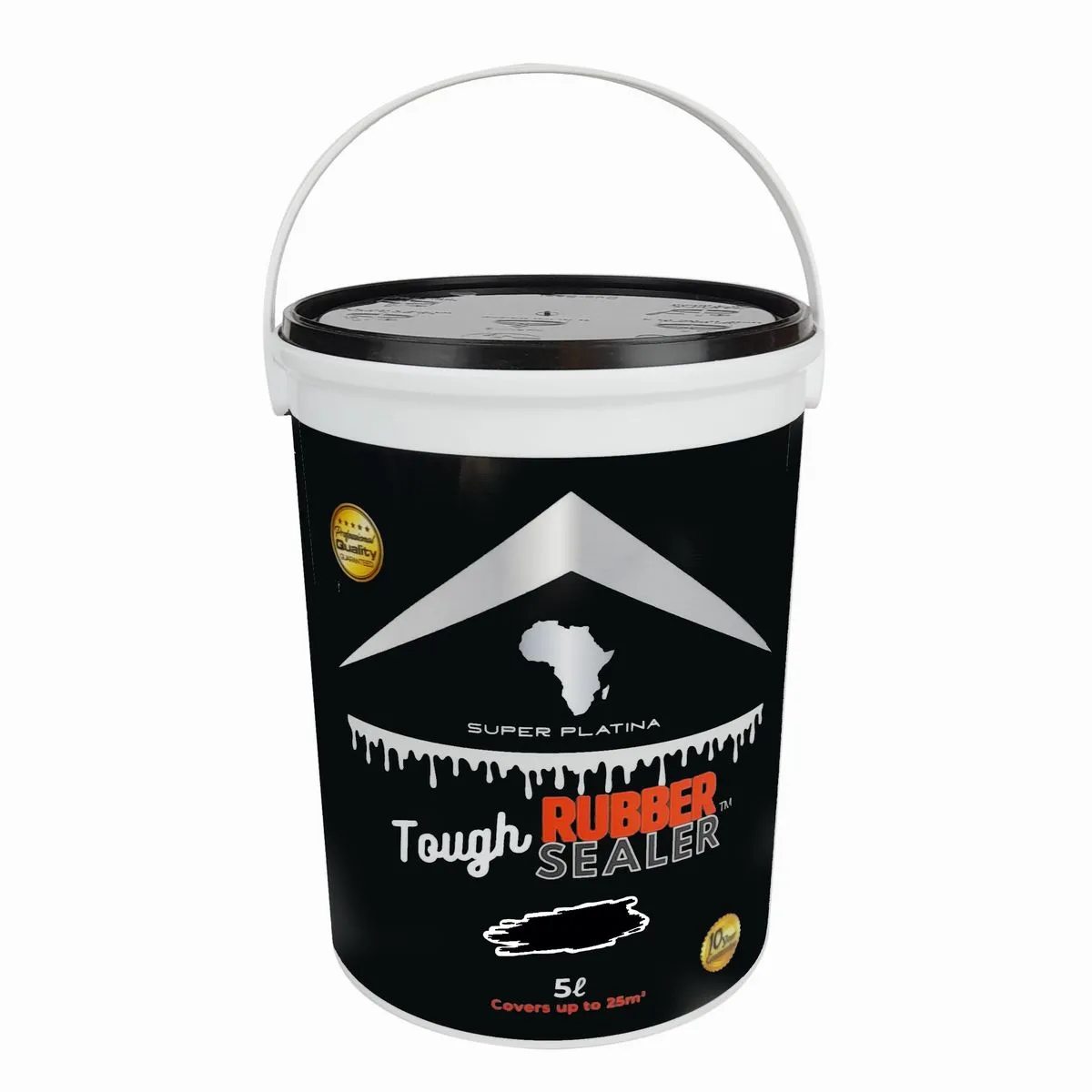 ToughSealer - Rubber Sealer 5L - Liquid Rubber Waterproof Your Roof - Black