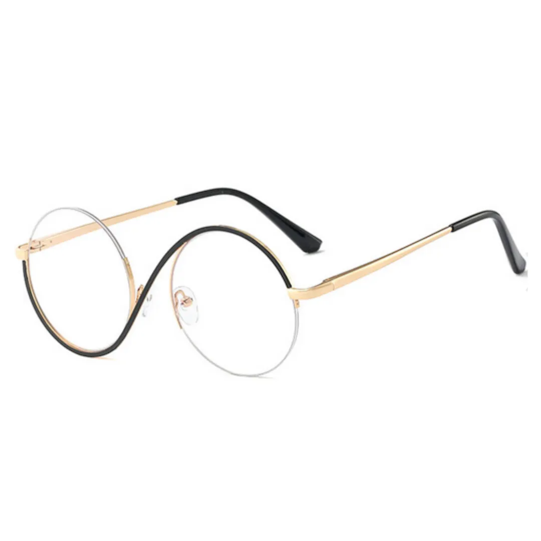 Women Eyewear Frames - Black, Gold