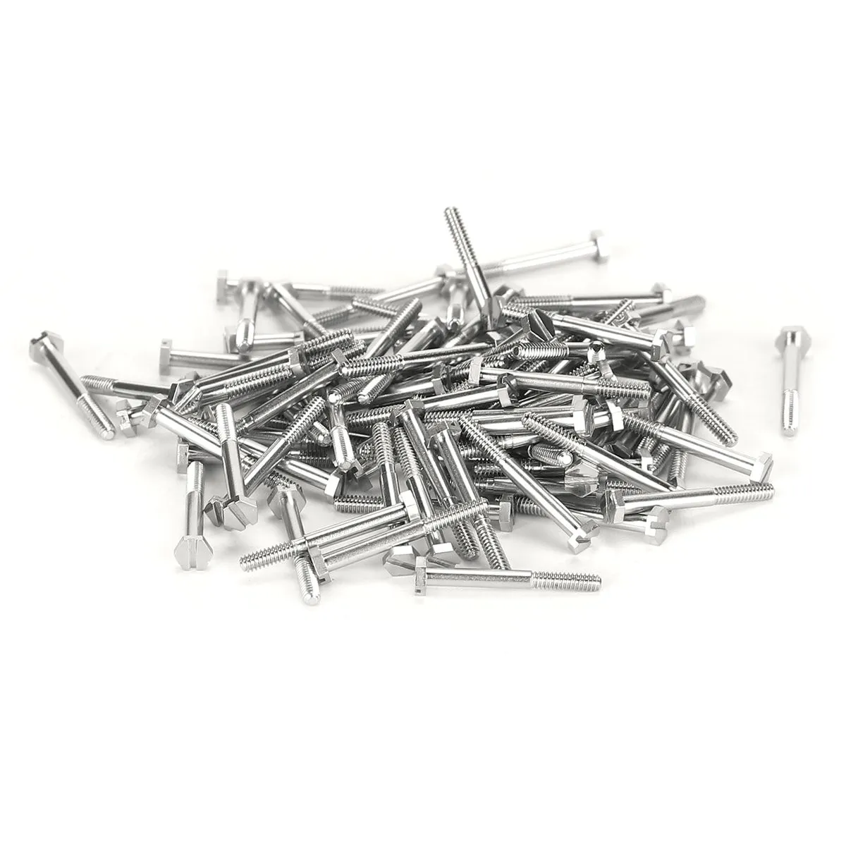 Flat Head Watch Screws 100pcs for Phone Repair