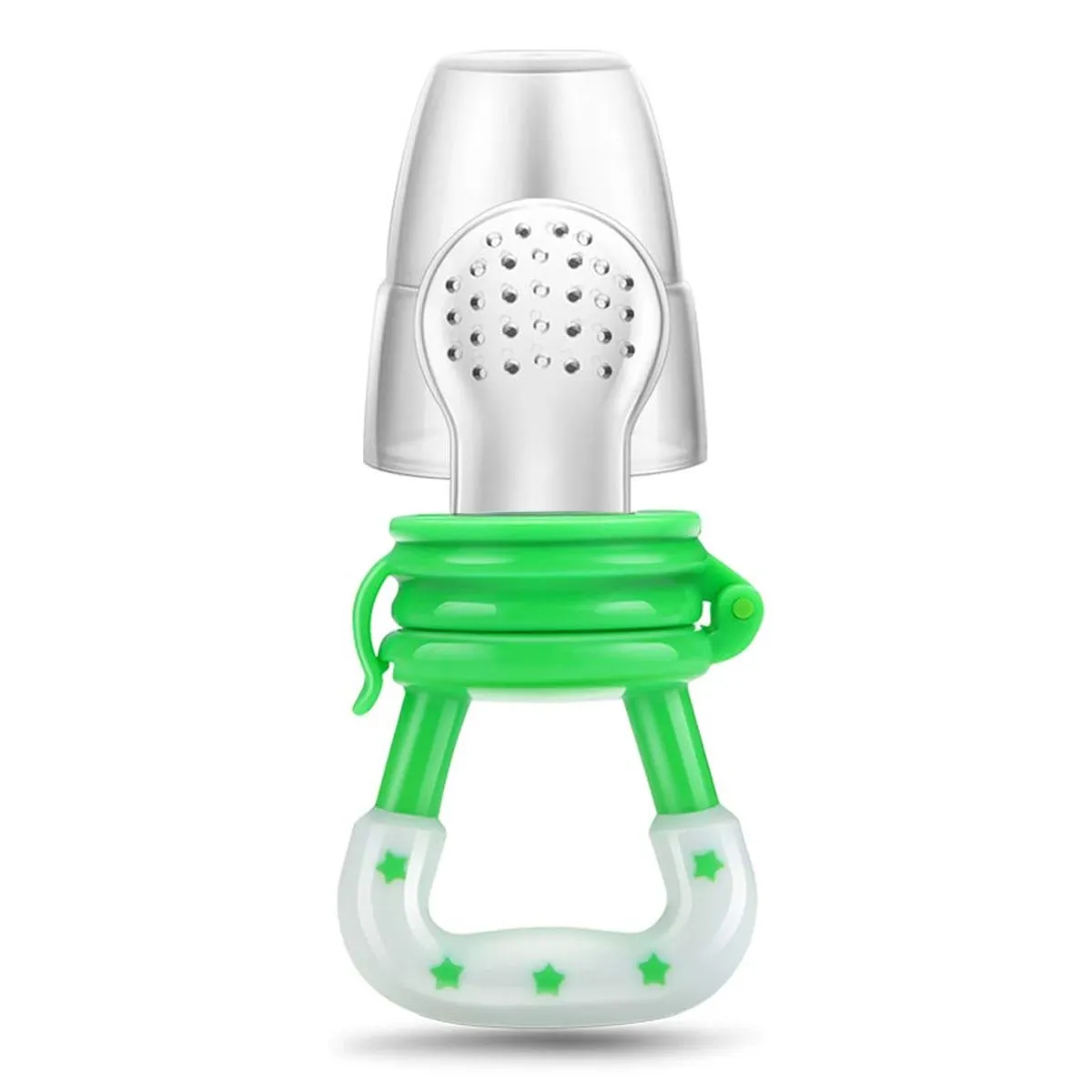 Fresh Food Baby Fruit Silicone Training Snack Mesh Pacifier Feeder Large - Green