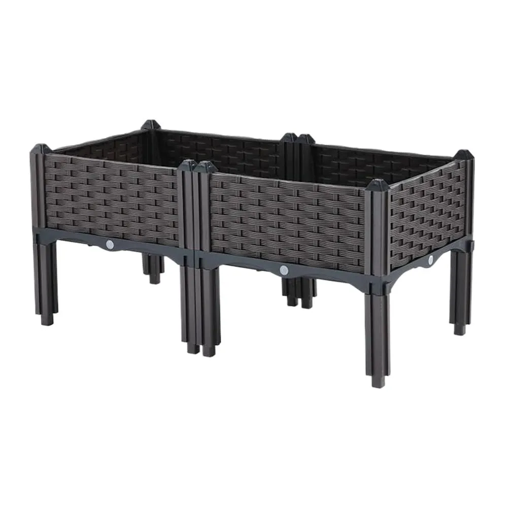 Pots & Planters,2 Sets Planter Box Pots Basket Boxes,Raised Beds
