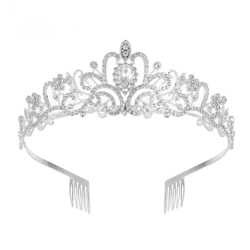 Crown Headpiece for Little Princesses and Brides Elegant Headband for Girls