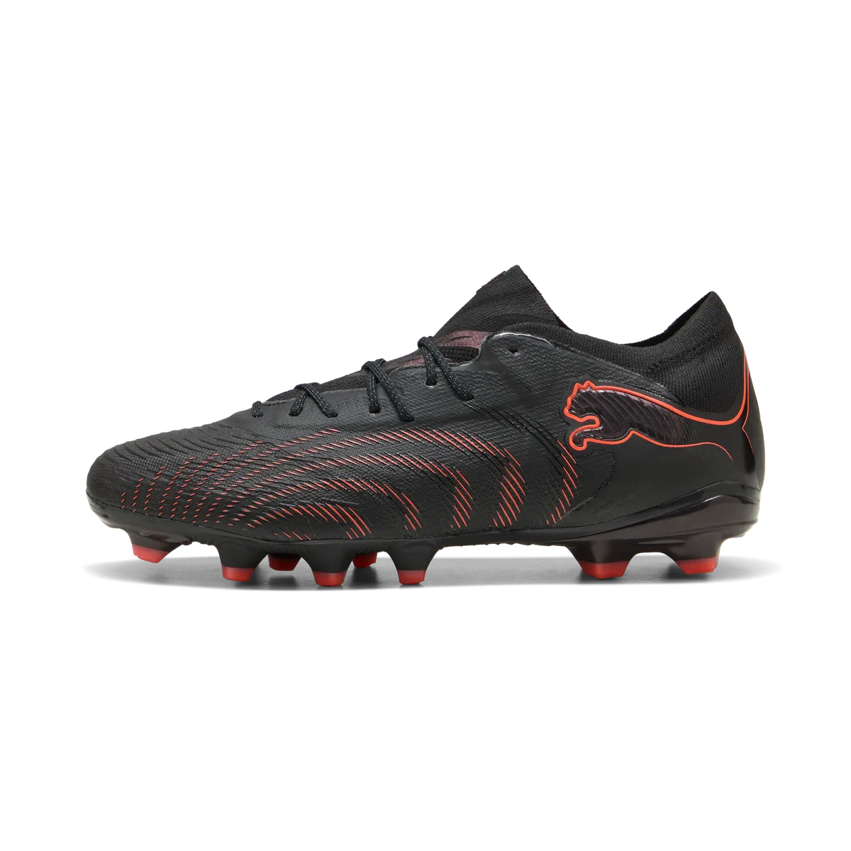 Puma Future 9 Fusion Firm/Artificial Ground Football Boots - PUMA Black/Red