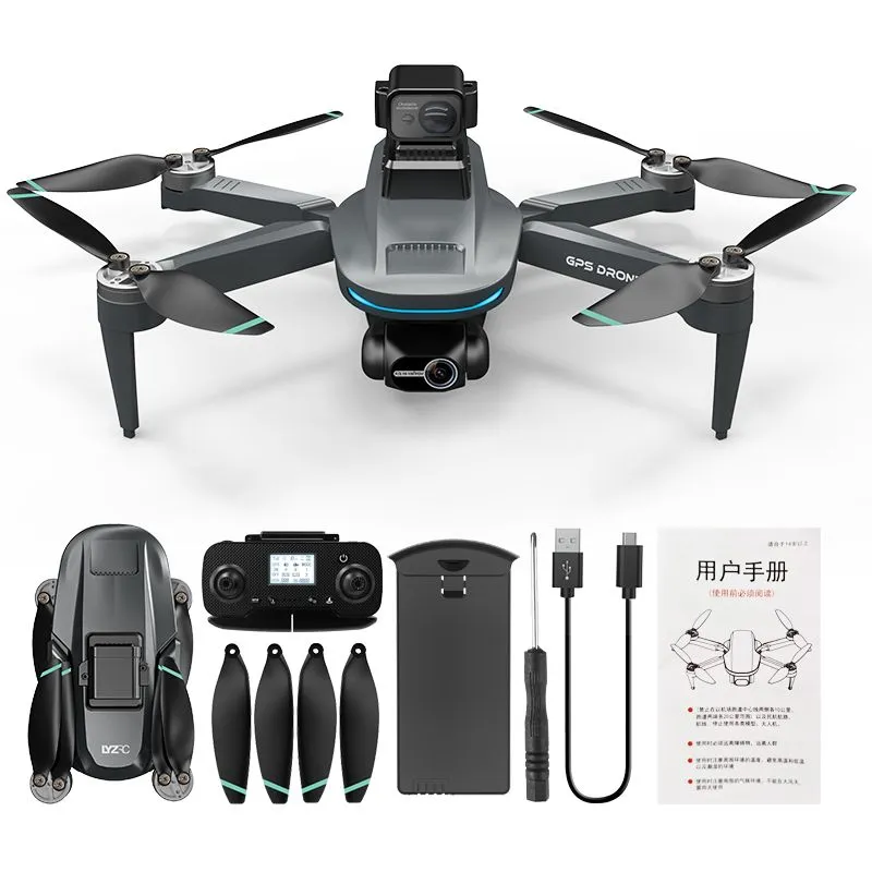 250g GPS Drone with 2-Axis Gimbal - 4K HD, 360 Laser Obstacle Avoidance