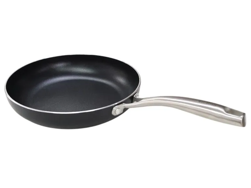George & Mason Alu Frying Pan Black with SS handle 24cm (1.5Lt)