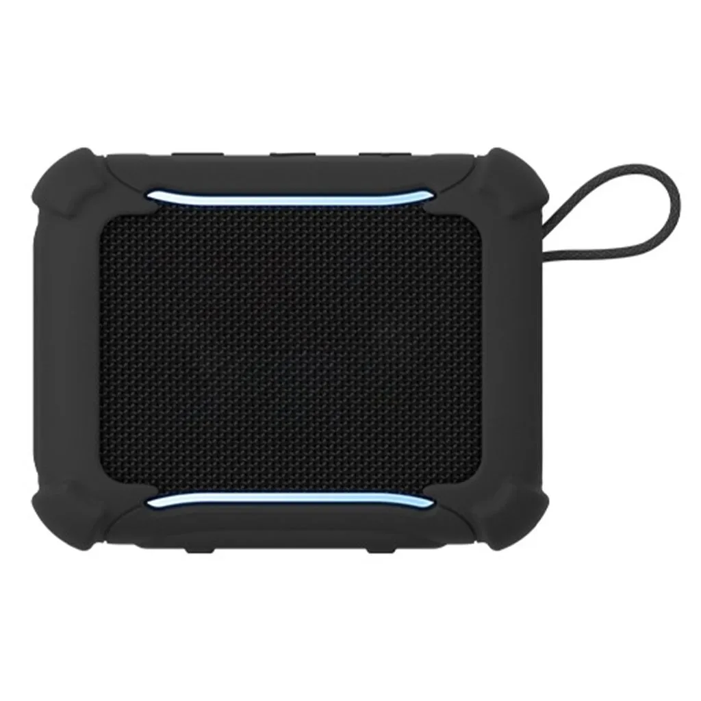 Soft Silicone Cover For GO 5 Speaker Case Shockproof And Scratch Resistant - Black