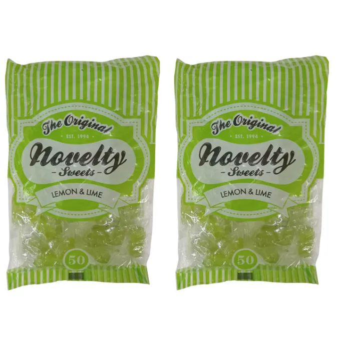 The Original Novelty Sweets Lemon & Lime - 255g (Pack of 2)
