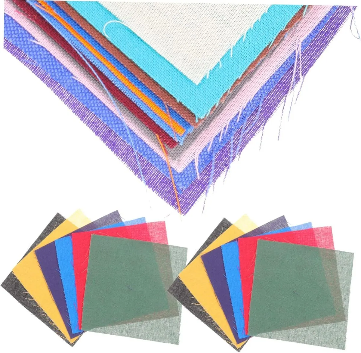 100pcs Quilting Fabric Squares Set Patchwork Craft Fabric Sewing for DIY