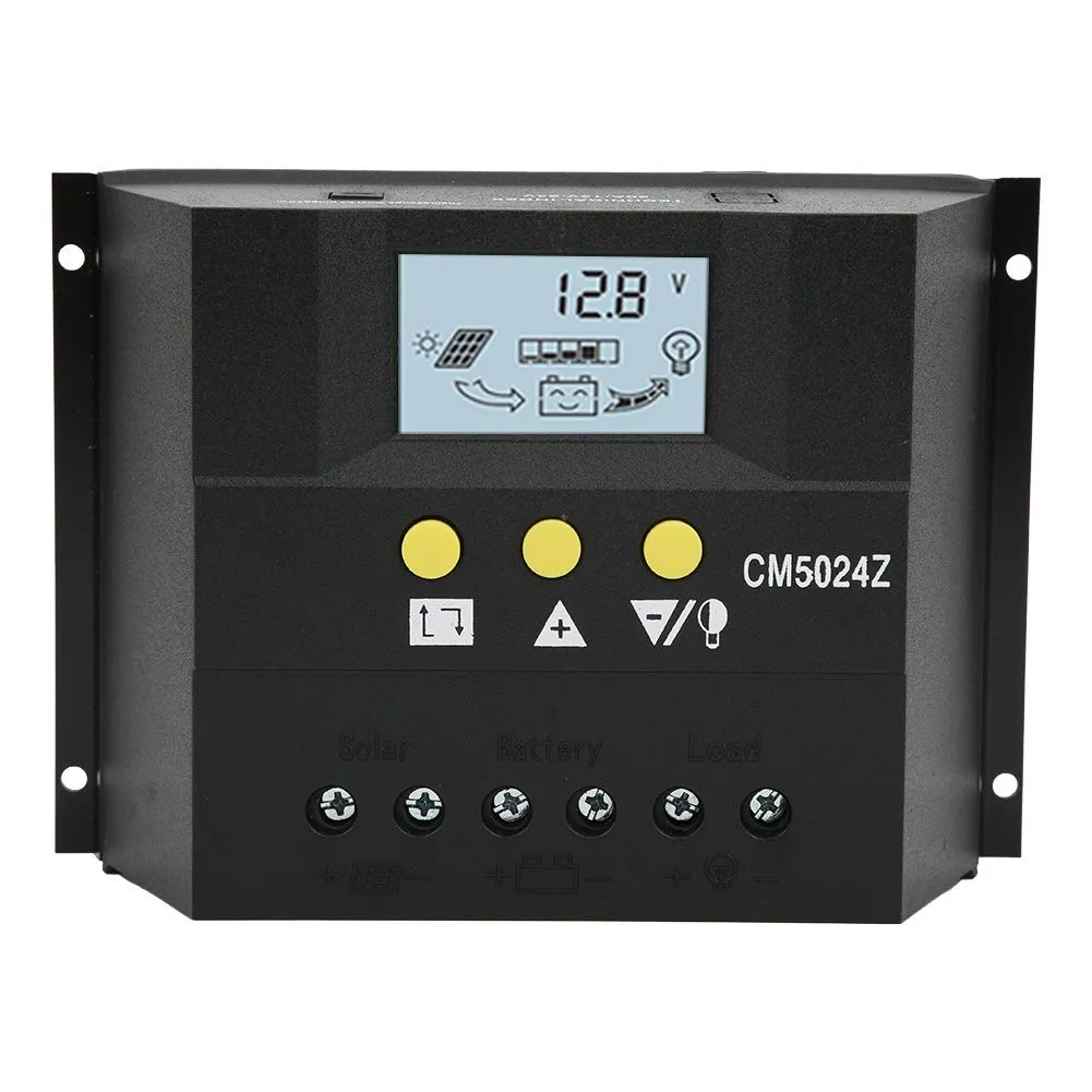 PWM Solar Controller 50A 12V/24V with Temp Sensor