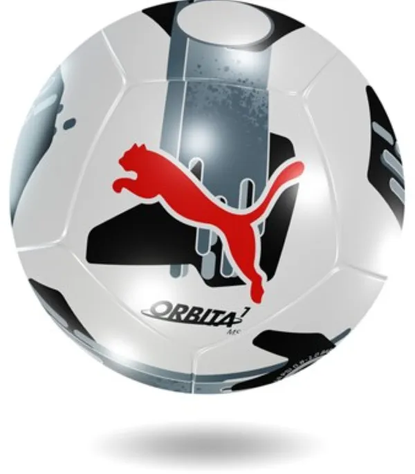 Puma Orbita 7 MS Soccer Ball - Black/White