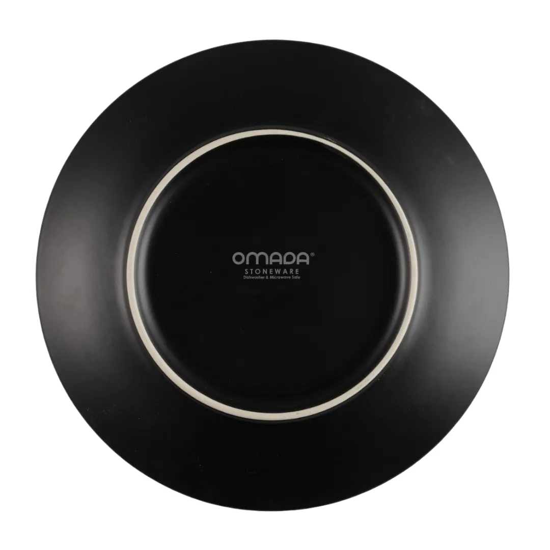 OMADA - Armonia Dinner Plate - Set of 4 - Black