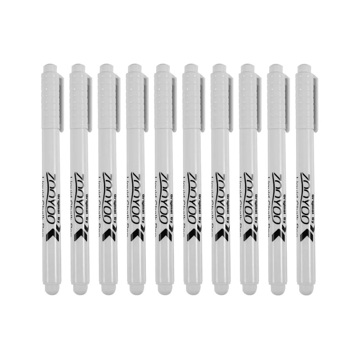 10 Pc Liquid Chalk Pen Marker for Glass Windows Chalkboard Blackboard White
