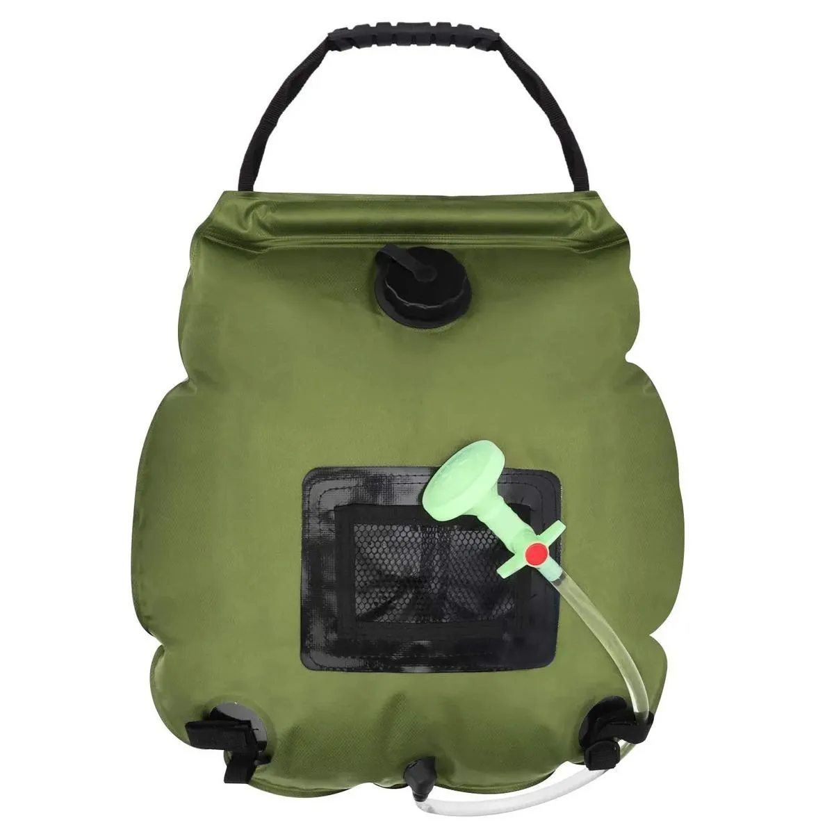 Glamping - Portable Solar Shower Camp Bag (20L) Green