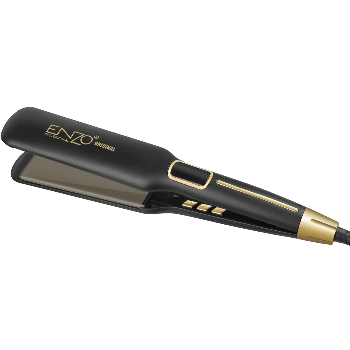 Enzo Professional Keratin Hair Straightener - Black 