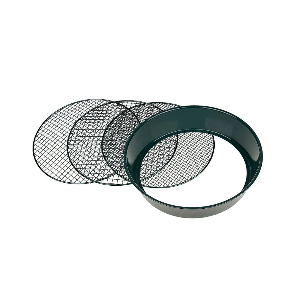 3 Piece Set Mesh SieveGarden Soil Sifter Garden Sieve for Topsoil Fine Sand