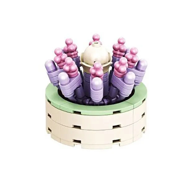 Hemco Flower Building Block Set for Adults 6+, Botanical Collection - Girl -B5265
