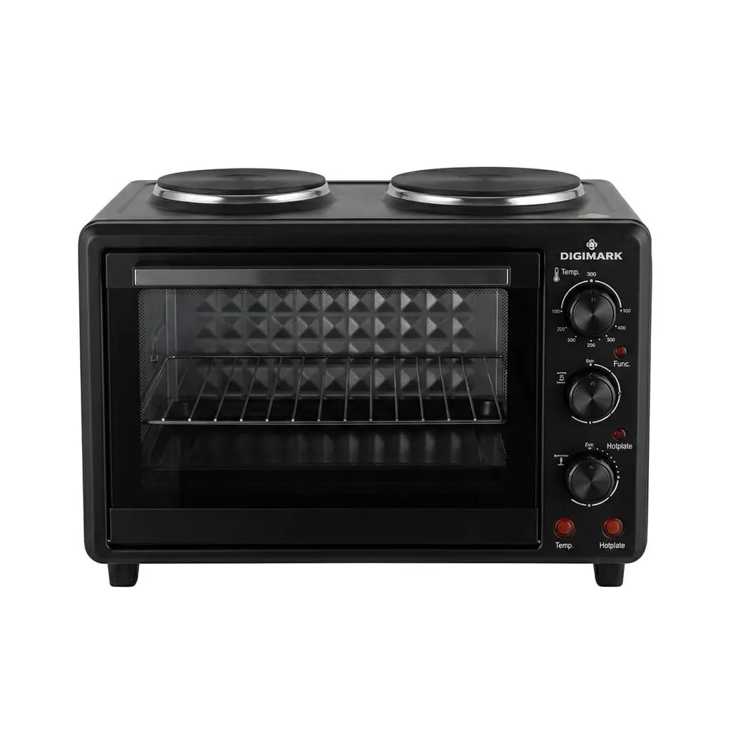 Digimark 32L Mini Kitchen Electric Oven with Solid Hot Plate - 3100W