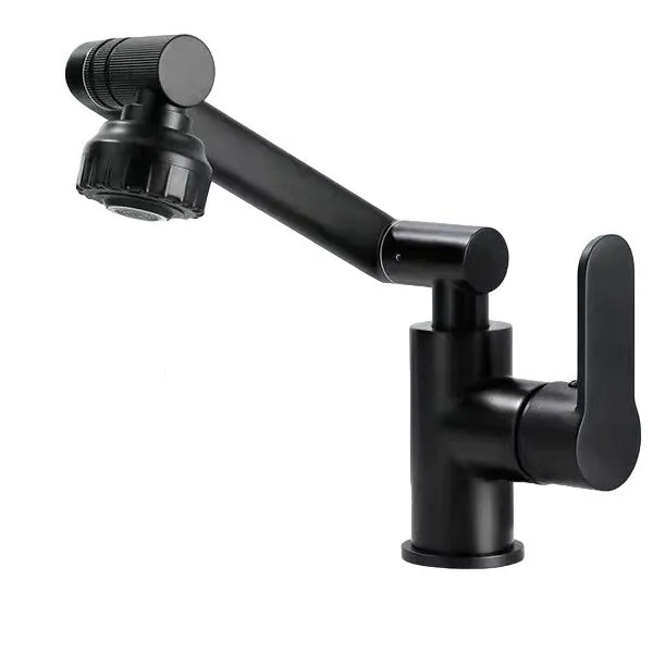 Elegant Stainless Steel High End Pull Out Basin Faucet