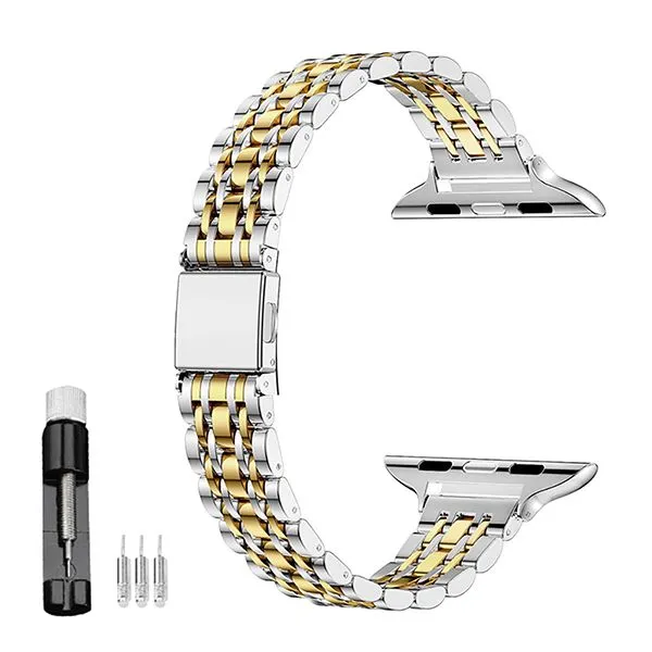 Slim Metal Band Compatible with Apple Watch 42mm(Series 10) 41mm 40mm 38mm