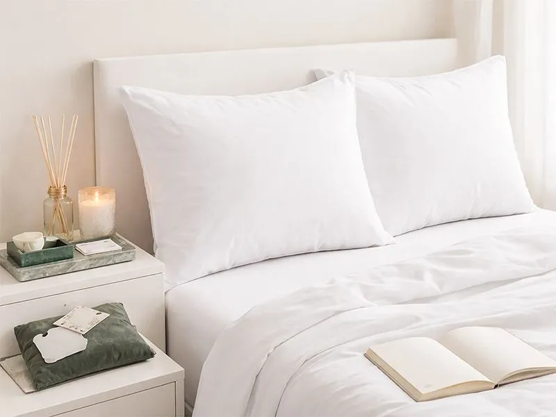 Premium Collection Soft Feel Pillow Cover Set - 300TC 100% Cotton, Luxury