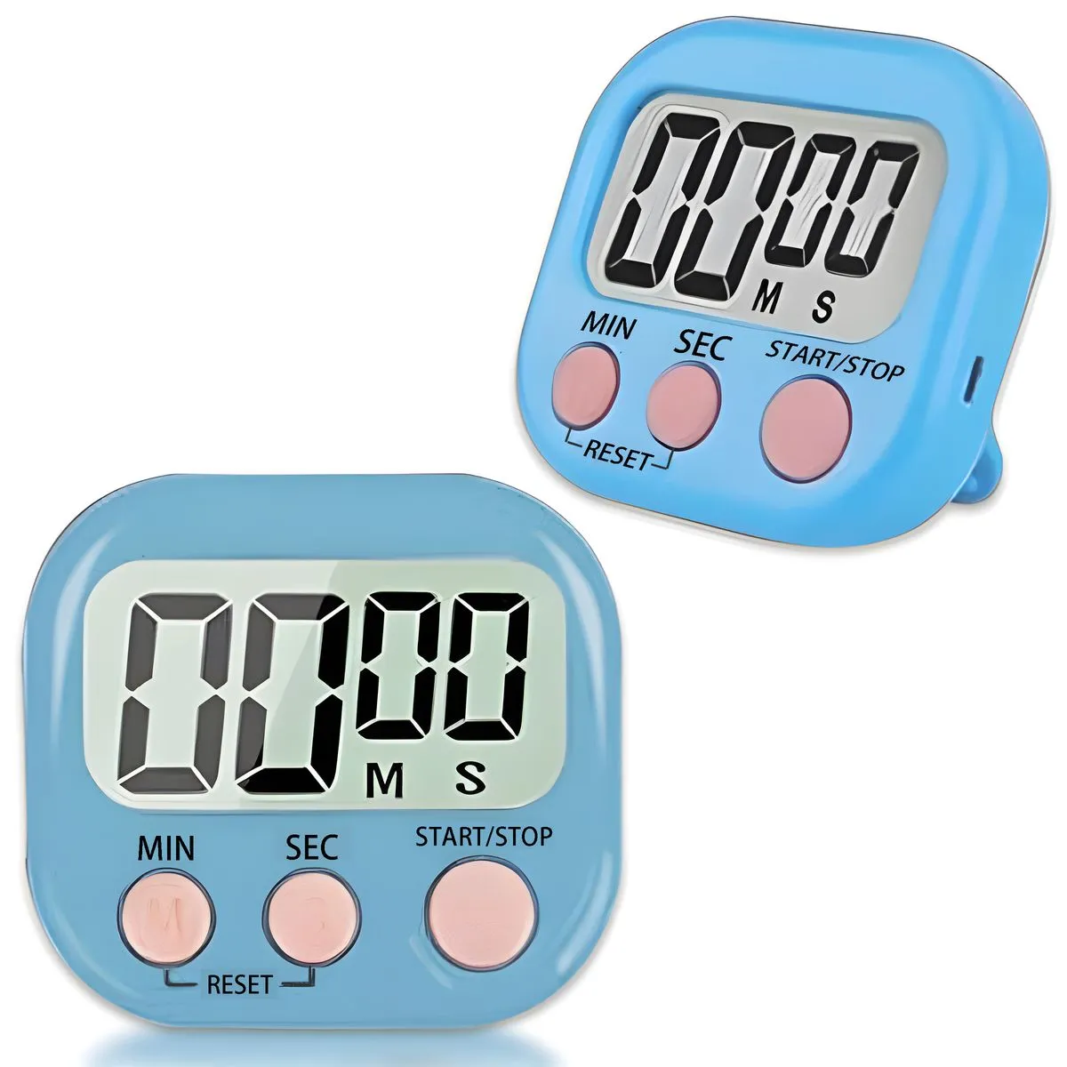 2 Pack Kitchen Timers - Blue