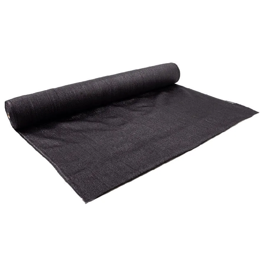 Shade Cloth Black 80% Econo - 3m x 10m Roll, UV-Stabilized HDPE