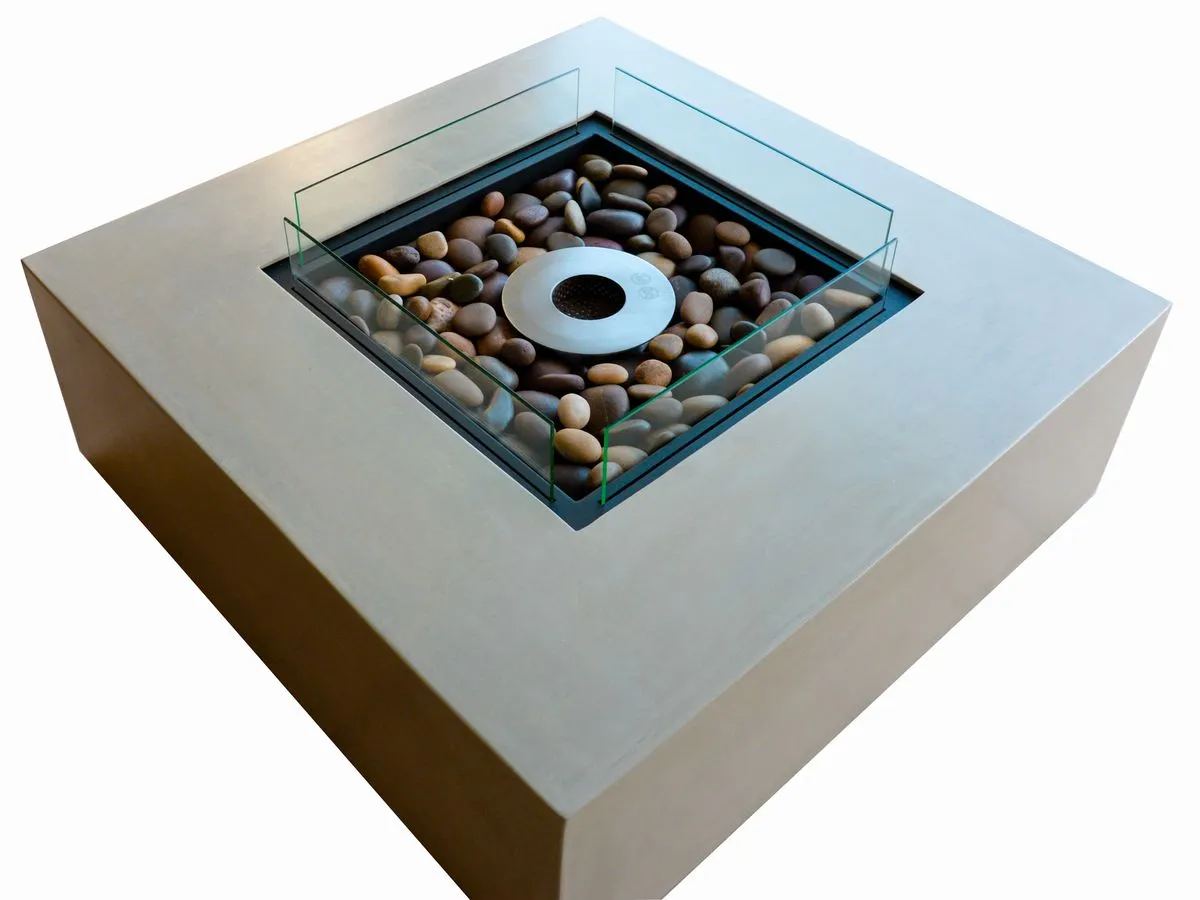 1green Ethanol Fire table - Sandollar