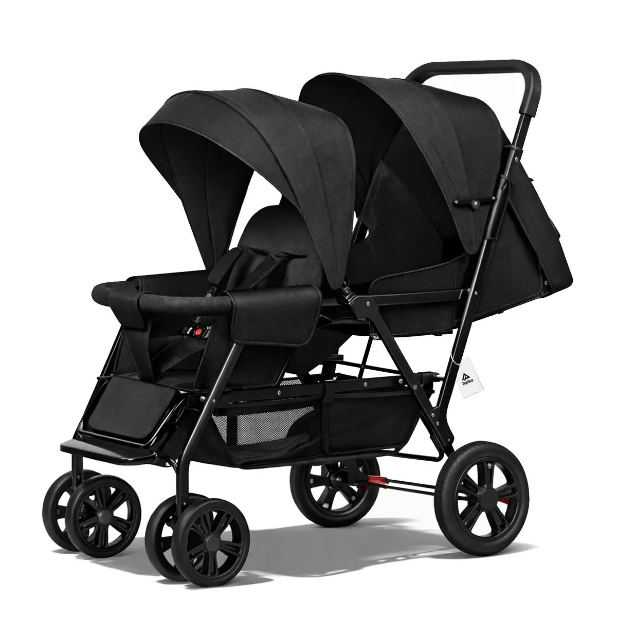 Double Stroller for Infants & Toddlers, Compact Foldable Design