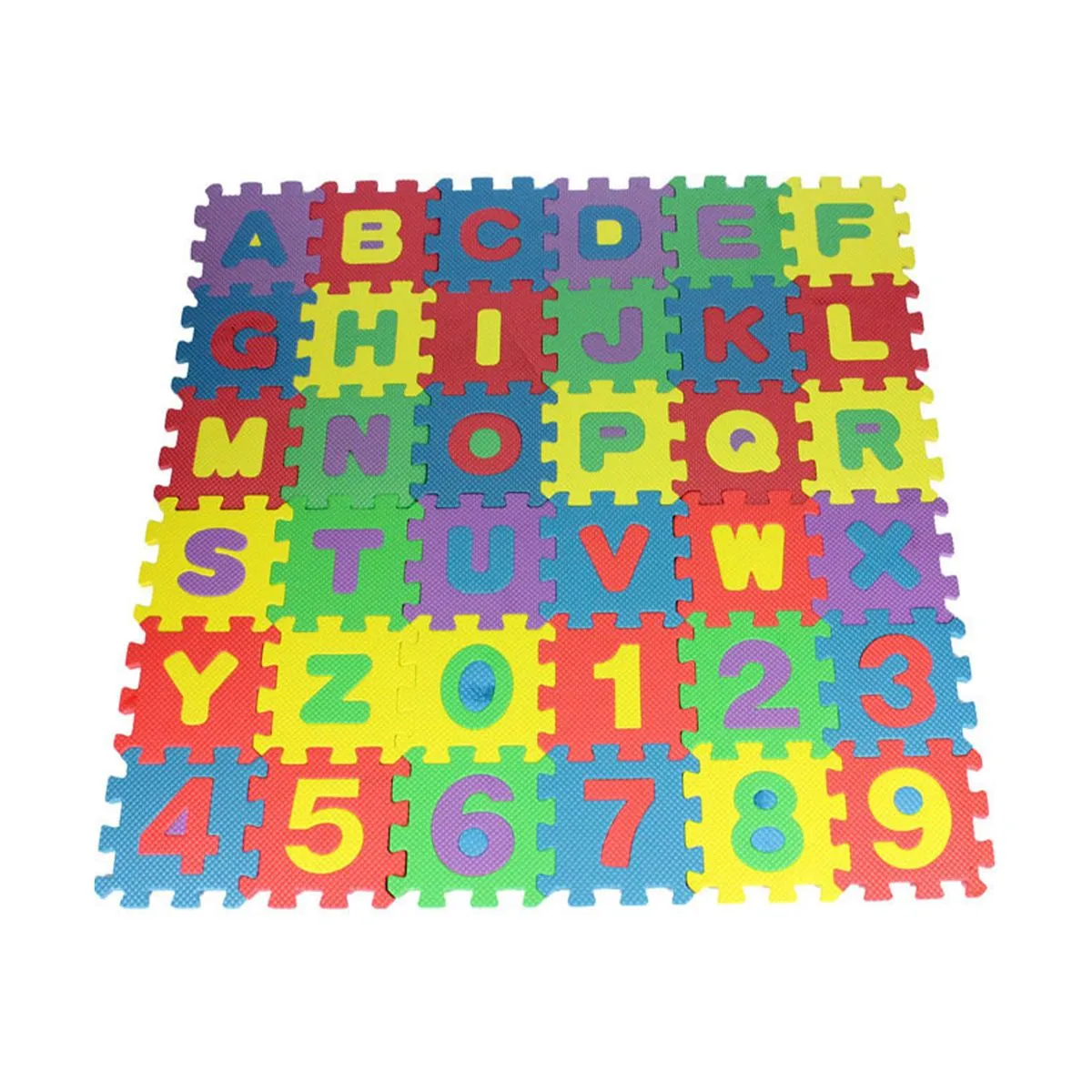 Alphabets Mini Puzzle - Multicoloured Puzzle Mat For Kids Play Area - 6x6cm