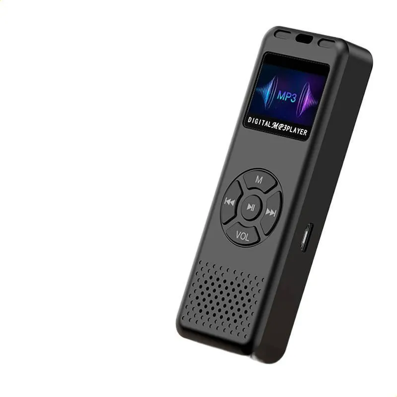 Screen-equipped Mp3/mp4 Portable Music Player - Black