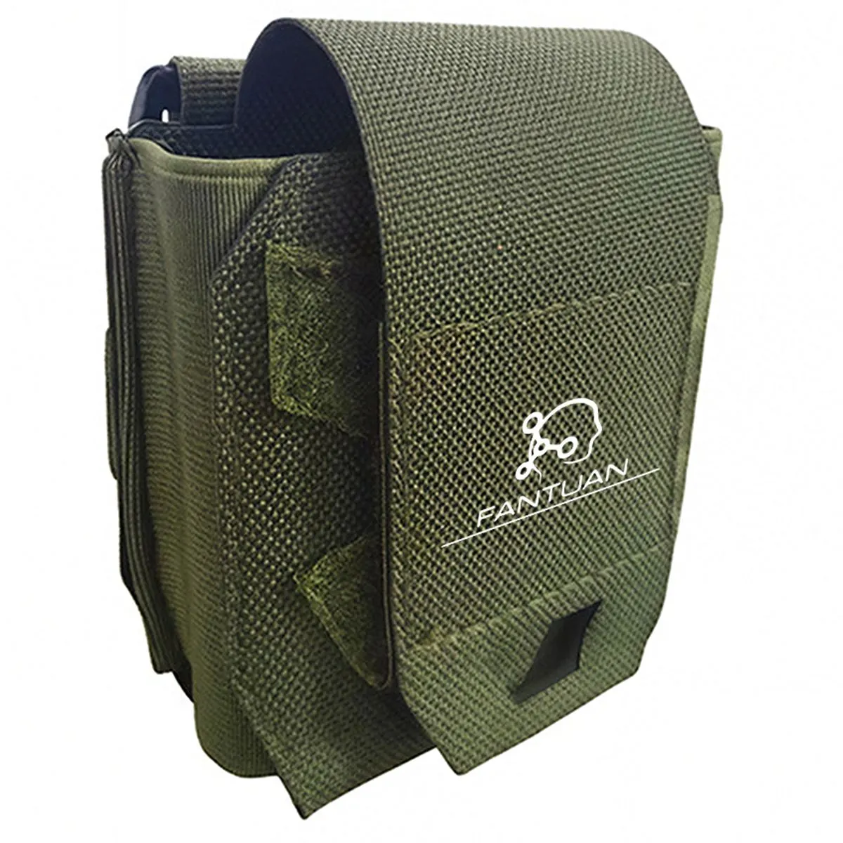 FANTUAN Tactical Accessory Parts Bag Handcuffs Bag on Waist Belt Outdoor - Green