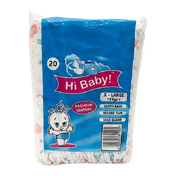 Hi Baby! - Extra Large Everyday Diapers 20's x 2