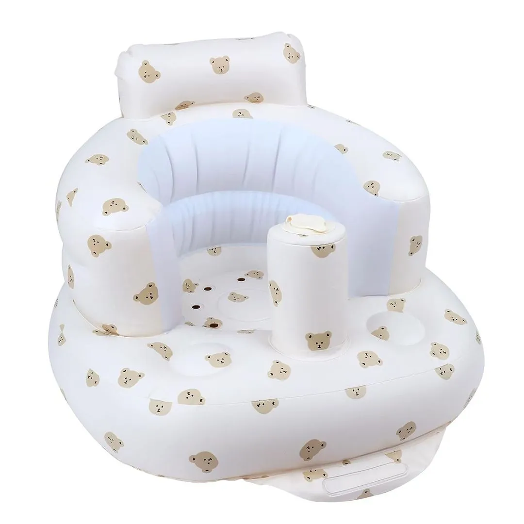 Inflatable Baby Seat Learn Seat Sofa Back Support Baby Learn to Do Seats