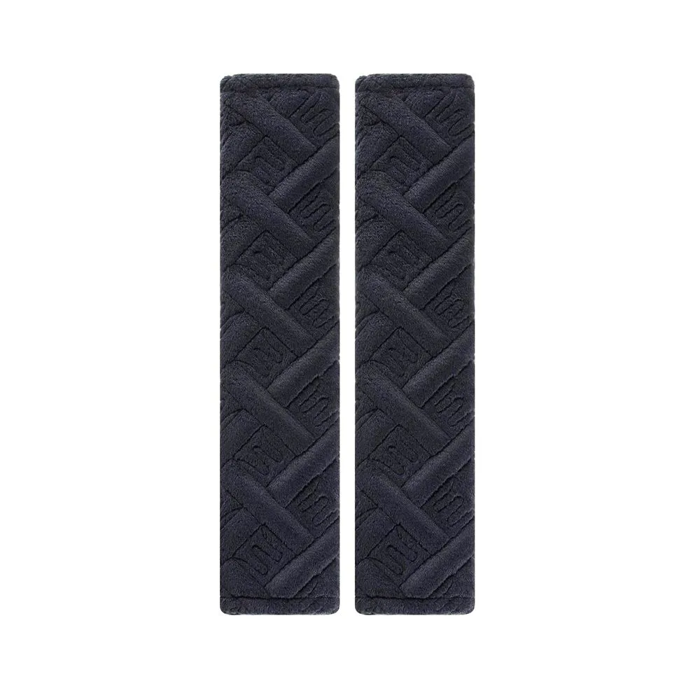 Car Seat Belt Pads Seatbelt Protector Soft Comfort Belt Covers - Black - Black