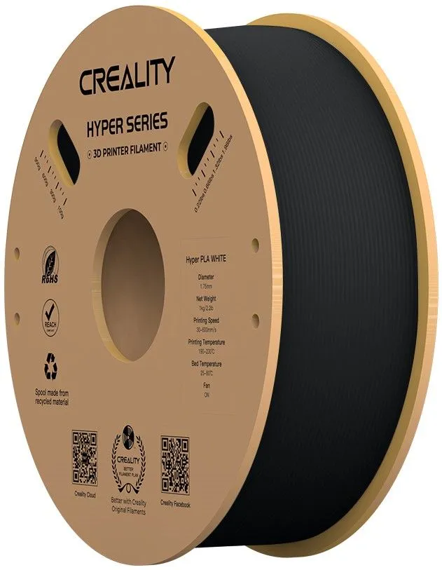 Creality Hyper PLA High-Speed Filament 1kg (1.75mm) - Black