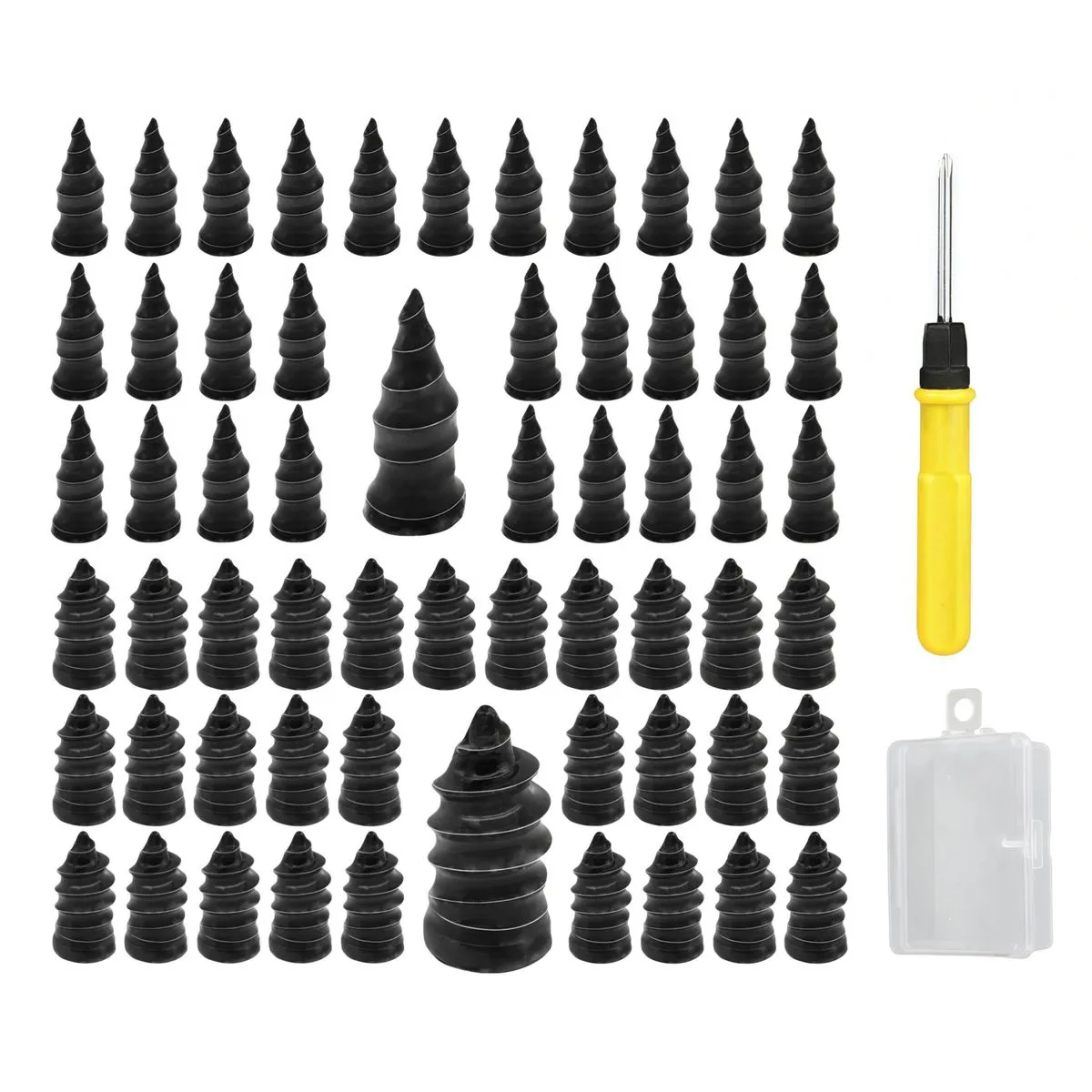 Kingdushi Spiral Tire Repair Rubber Nails for Tire Puncture Repair