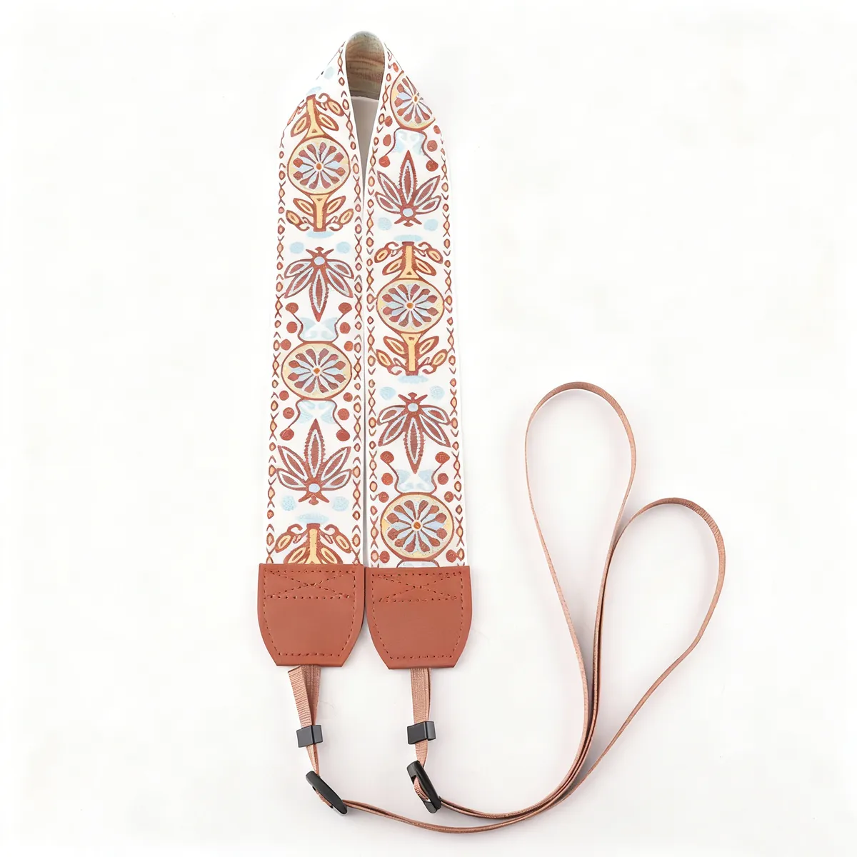 Leather Ends Camera Strap Adjustable DSLR Camera Shoulder Strap Neck Strap