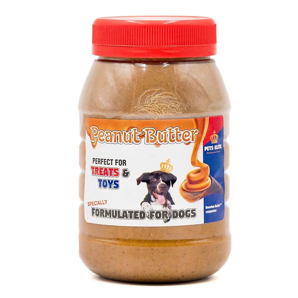 Pets Elite Peanut Butter for Dogs - Raw-Friendly Spread