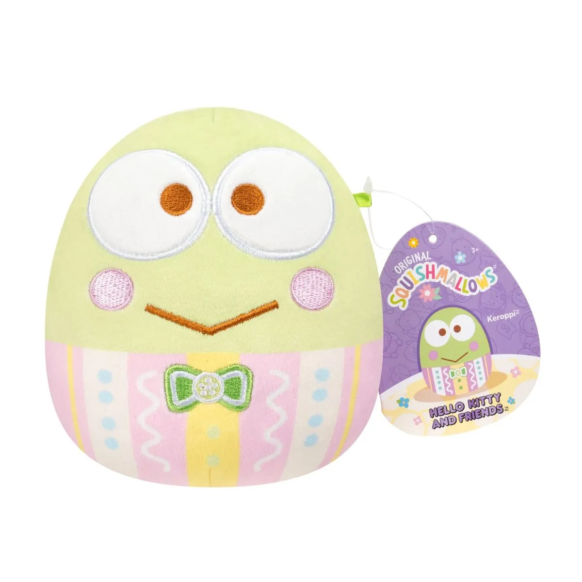 Squishmallow 8Inch Hello Kitty Easter Plush - Keroppi Easter Deco