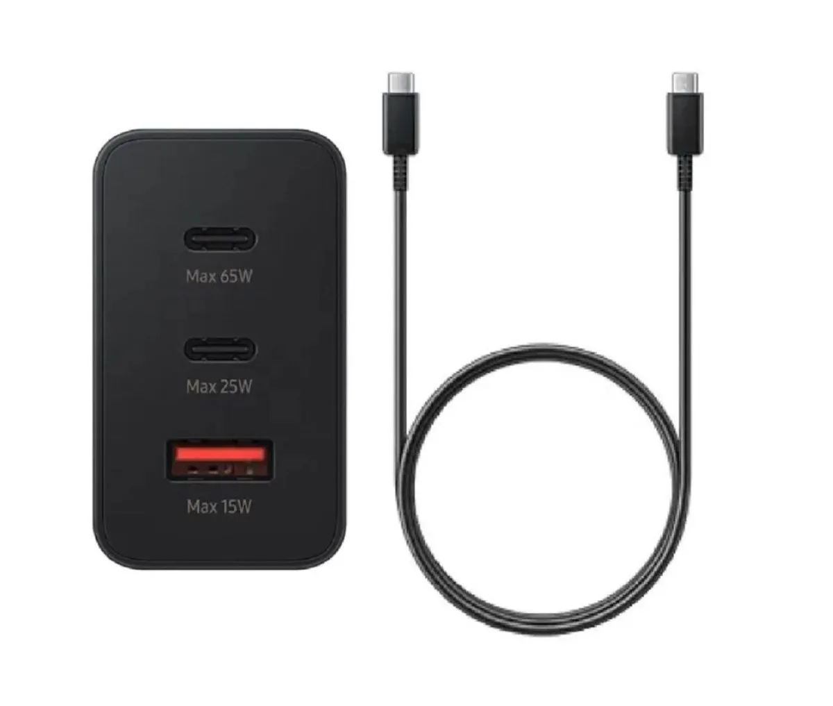 65W Fast Charging Power Adapter Trio (Incl Cable)