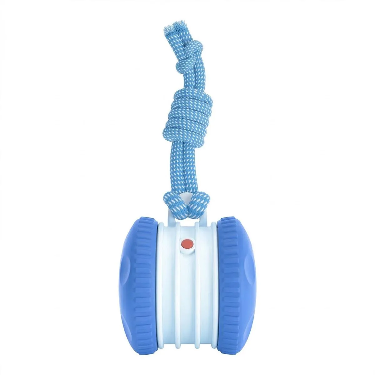 Automatic Electric Rolling Ball Dog Toy with Rope - Motion Activated