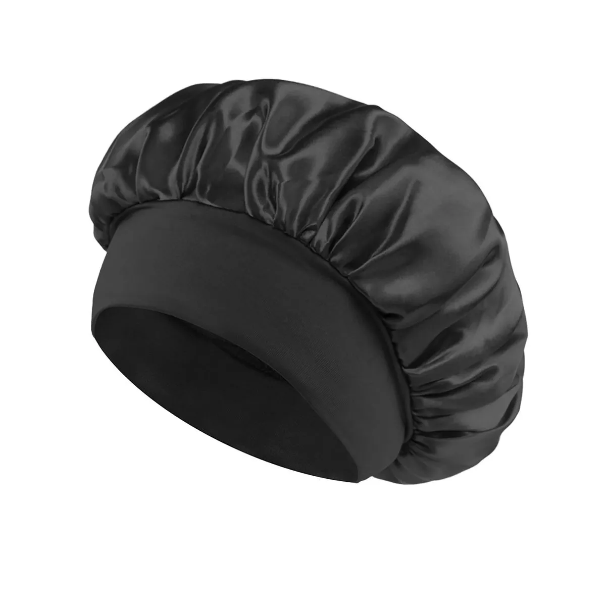 Silk Bonnet for Sleeping, Soft Elastic Band Silk Sleep Cap