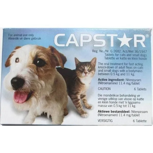 Capstar 11.4mg Small 6 - Blue